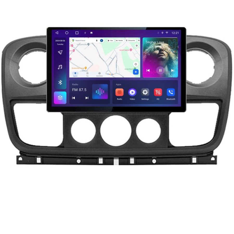 Navigatie dedicata Opel Movano, Renault Master 2010-2021 Edonav ecran 13" 2K 8 si 128 Android Waze USB Navigatie 4G 360 Toslink Yo - imagine 2