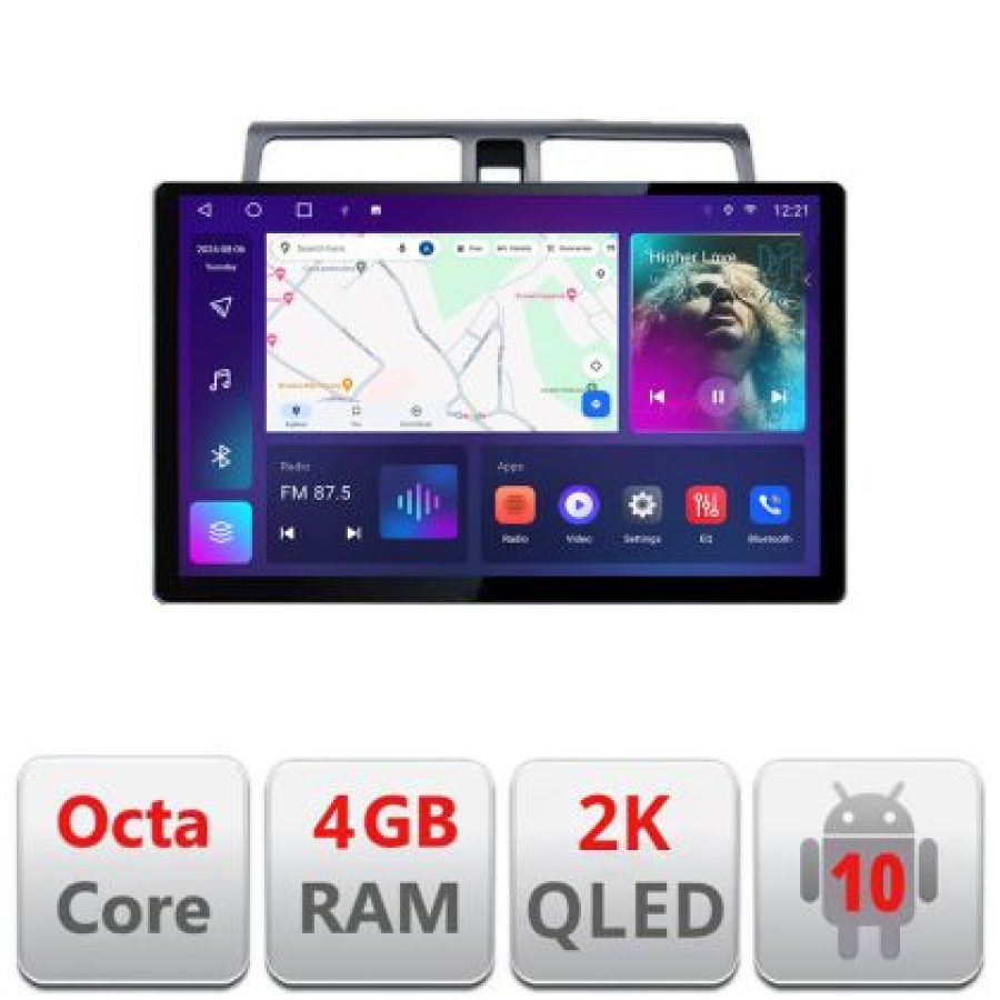 Navigatie dedicata Suzuki Swift 2003-2010 N-SWIFT Edonav ecran 13" 2K 8 si 128 Android Waze USB Navigatie 4G 360 Toslink Youtube R - imagine 3