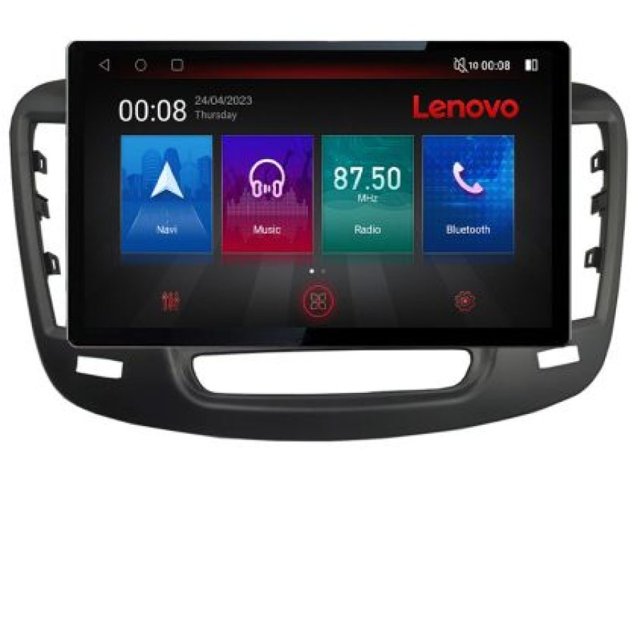 Navigatie Chrysler 200 2015-2019 Lenovo PRO 4+64 13 inch 2K android 4G DSP gps internet  Kit-200C - imagine 2
