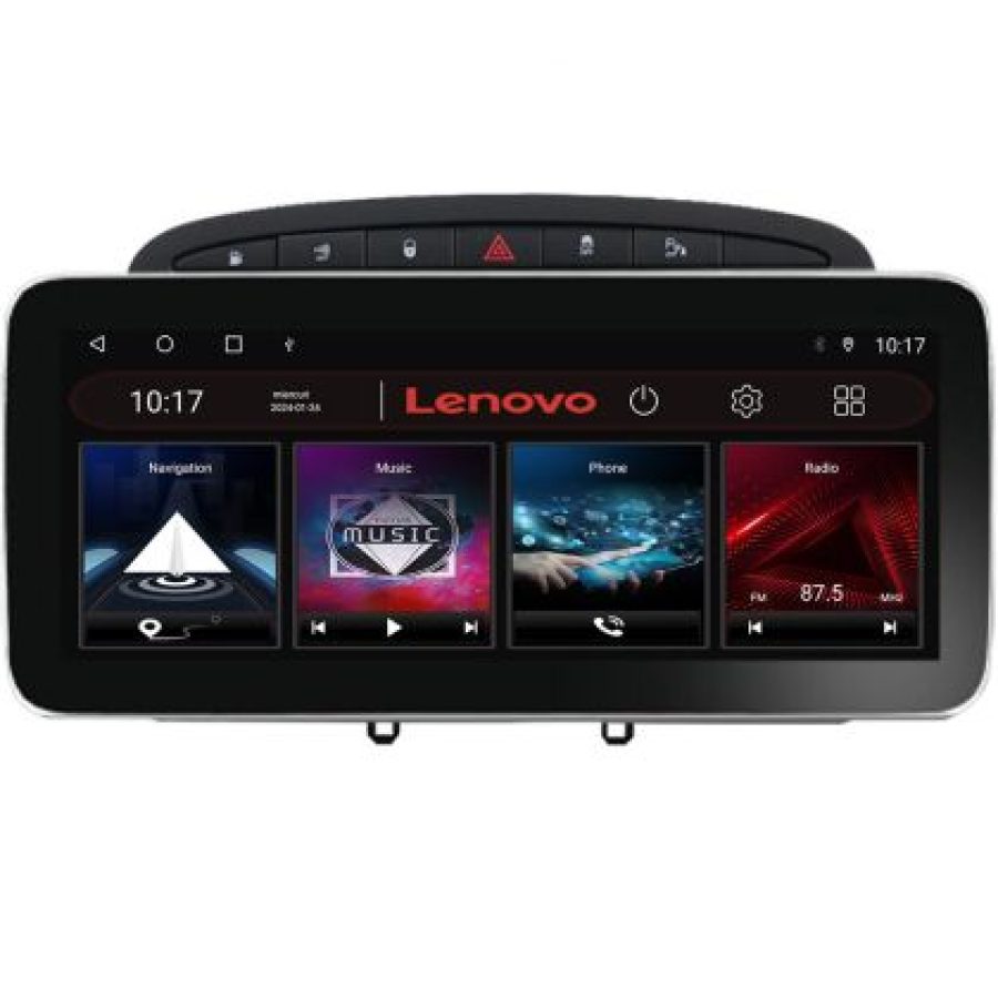 Navigatie Peugeot 308 K-038 Lenovo PRO 4+64 12.3 inch qled android 4G DSP gps internet  8Core - imagine 2