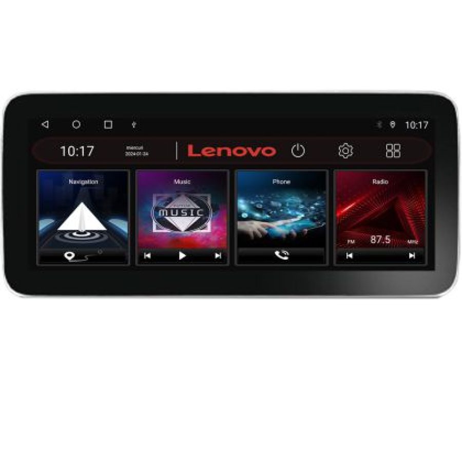 Navigatie Fiat 500L 2012-2017 K-500L Lenovo PRO 4+64 12.3 inch qled android 4G DSP gps internet  C - imagine 2