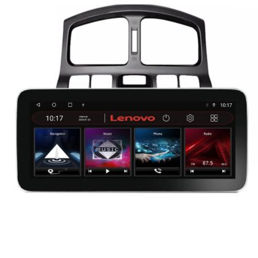Navigatie Hyundai Santa Fe 2000-2006 Lenovo PRO 4+64 12.3 inch qled android 4G DSP gps internet  C - imagine 2