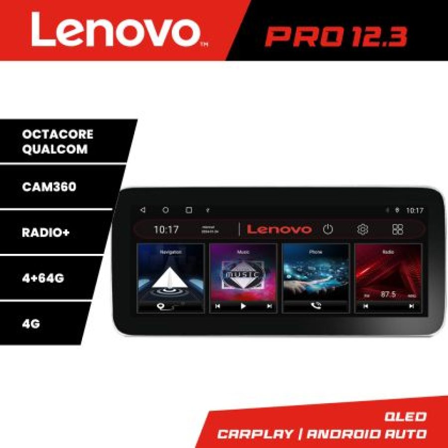 Navigatie Mercedes Viano Vito 2003-2015 Lenovo PRO 4+64 12.3 inch qled android 4G DSP gps internet  Kit-viano-old