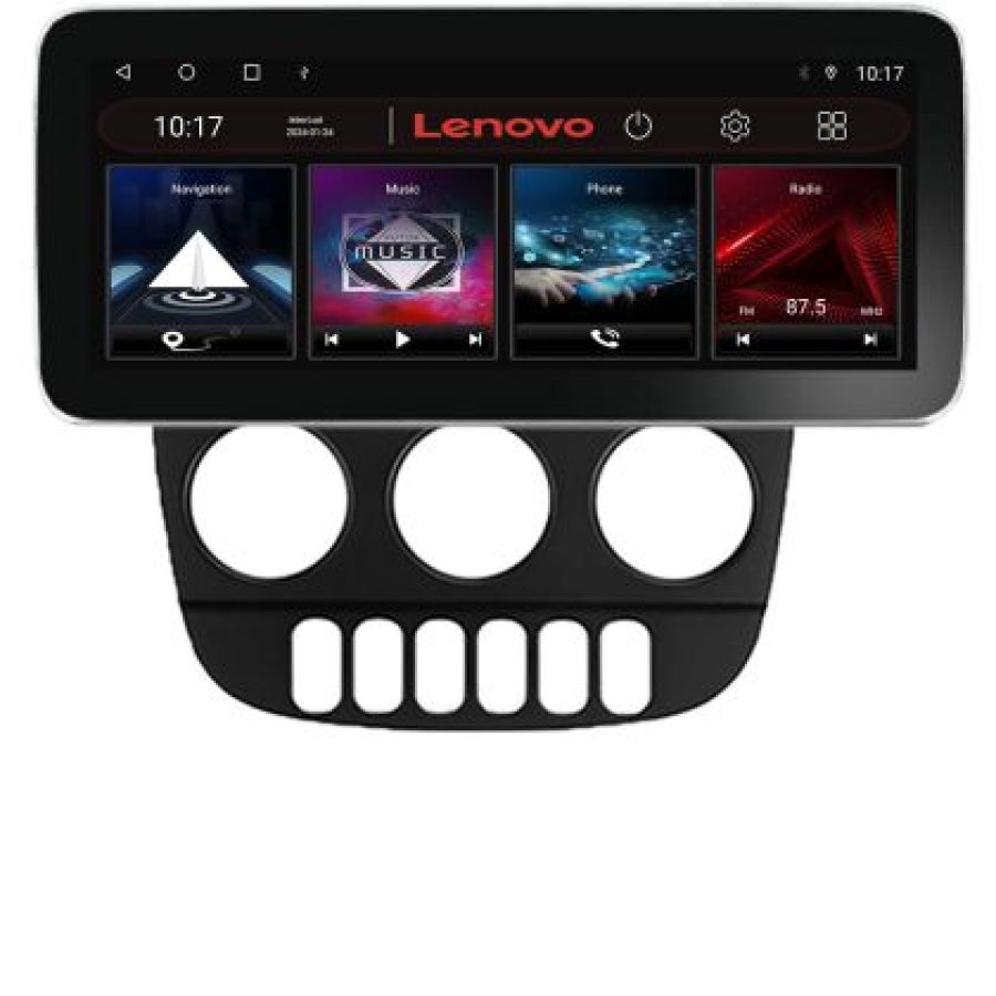 Navigatie Mercedes ML W163 1998-2005 Lenovo PRO 4+64 12.3 inch qled android 4G DSP gps internet  Kit-i20-2012 - imagine 2