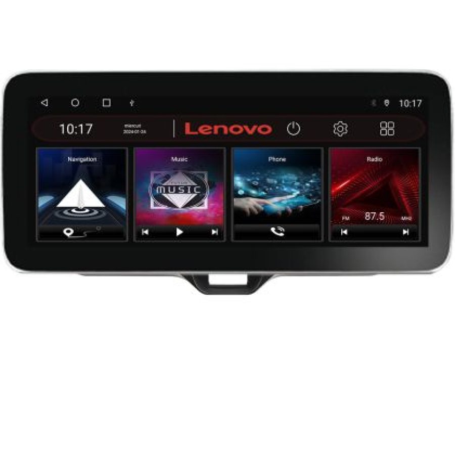 Navigatie Toyota Yaris 2020- Lenovo PRO 4+64 12.3 inch qled android 4G DSP gps internet  kit-yaris2020 - imagine 2