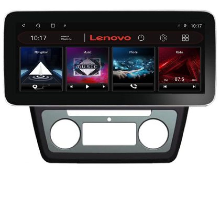 Navigatie Skoda Yeti 2009-2014 K-YETI Lenovo PRO 4+64 12.3 inch qled android 4G DSP gps internet - imagine 2