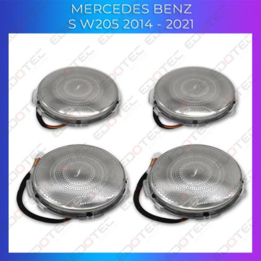 Lumini Ambientale capace difuzoare Mercedes C W205 GLC X253 control pe sistemul original sau telefon - imagine 5
