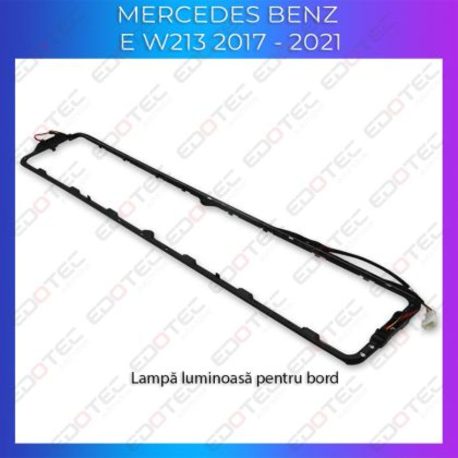 Lumini Ambientale chenar display 64 de culori Mercedes E W213 control pe sistemul original sau telefon - imagine 6