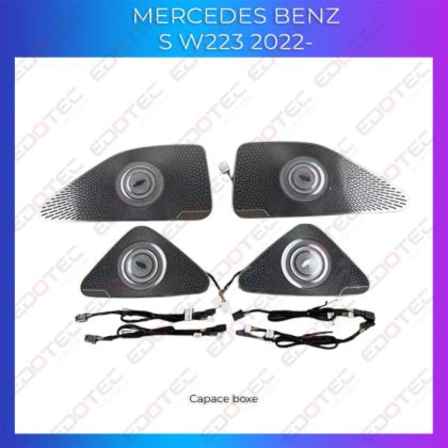 Lumini ambientale Mercedes W223-02-LONG 2022-2025 dedicat capace boxe control telefon sau sistem original - imagine 3