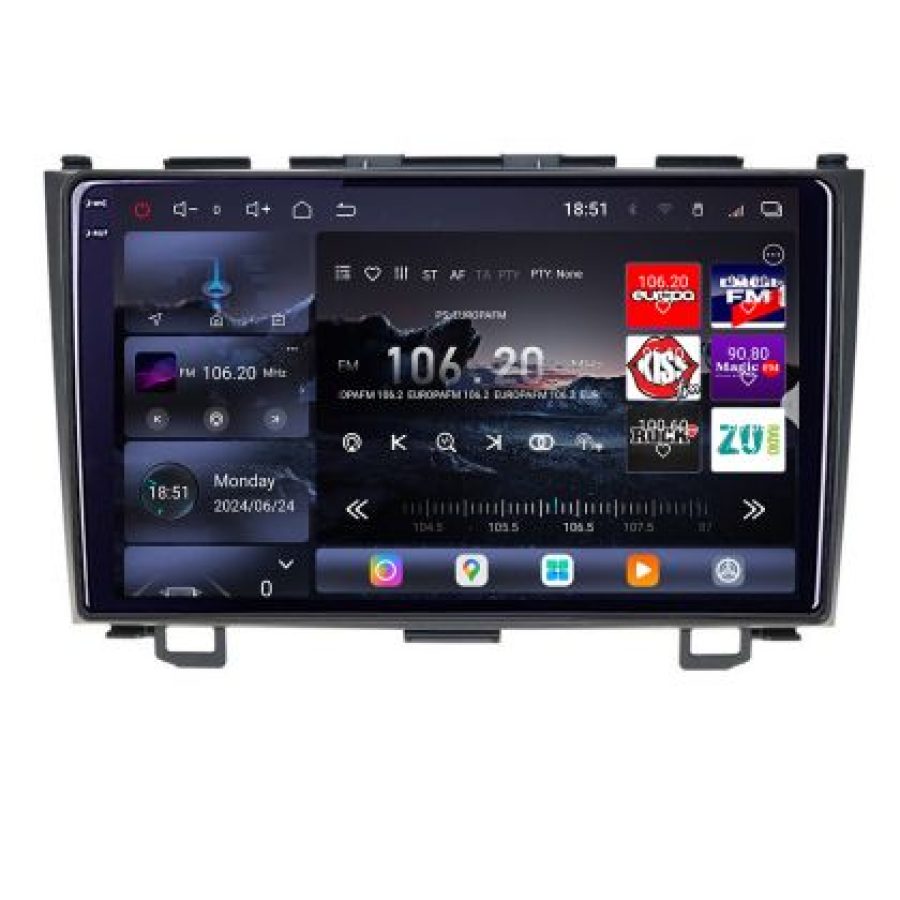 Navigatie Honda CR-V 2006-2012 Lenovo Kit-009 8 core QLED 2K 16+512 360 Android Waze USB Navigatie Internet Youtube Radio - imagine 2