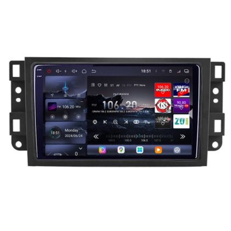 Navigatie Chevrolet Captiva 2006-2010 Lenovo Kit-020 8 core QLED 2K 16+512 360 Android Waze USB Navigatie Internet Youtube Radio - imagine 2