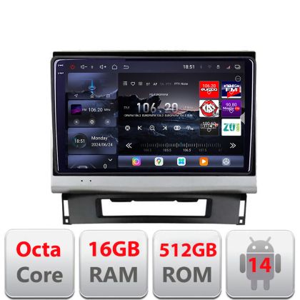 Navigatie Opel Astra J 2009-2019  Lenovo Kit-072 8 core QLED 2K 16+512 360 Android Waze USB Navigatie Internet Youtube Radio