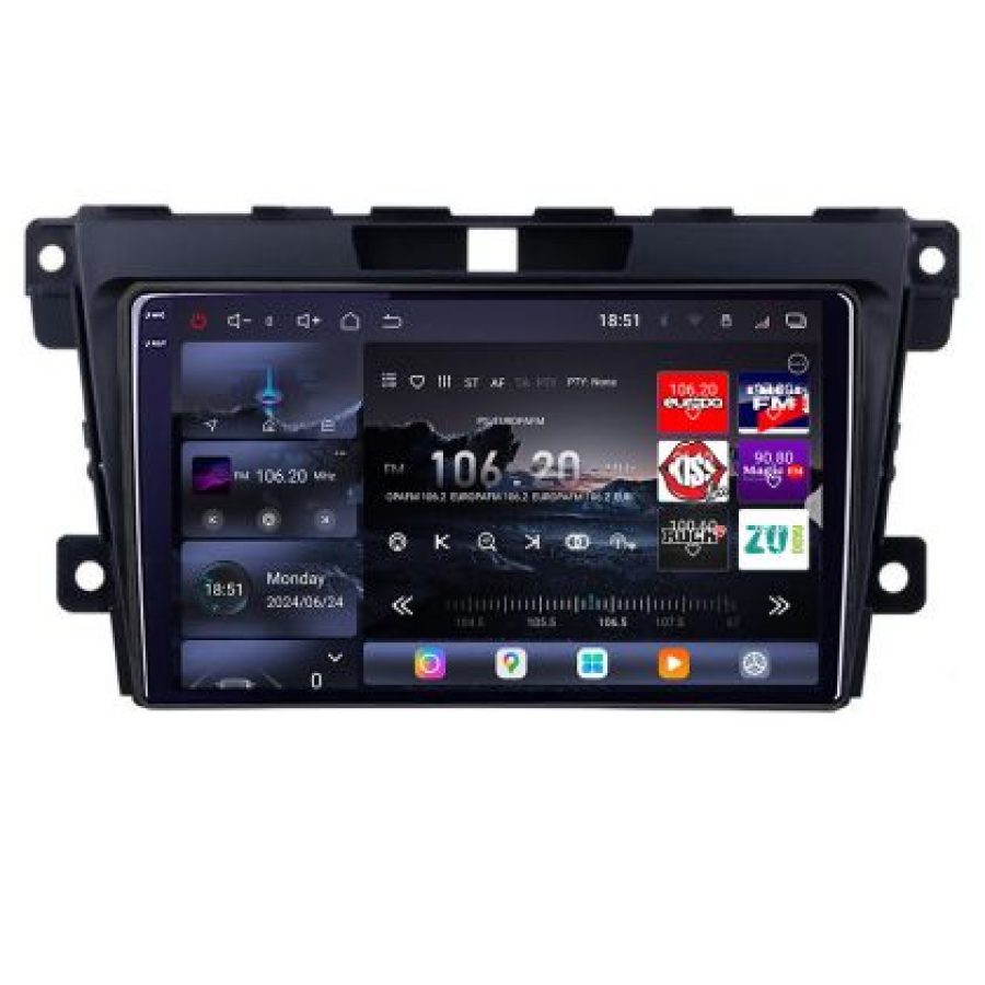 Navigatie Mazda CX-7 2006-2012 Lenovo Kit-097 8 core QLED 2K 16+512 360 Android Waze USB Navigatie Internet Youtube Radio - imagine 2