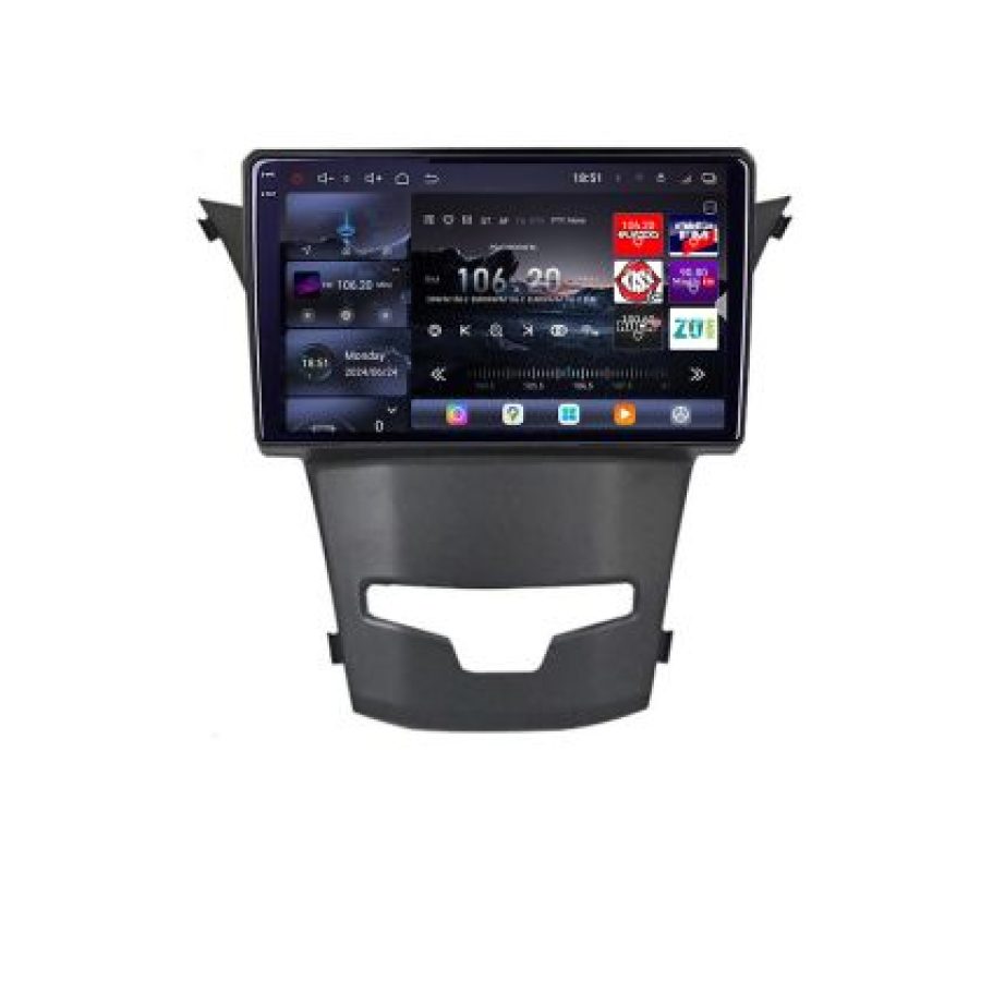 Navigatie Ssangyong Korando 2014-2019 Lenovo Kit-1159 8 core QLED 2K 16+512 360 Android Waze USB Navigatie Internet Youtube Radio - imagine 2