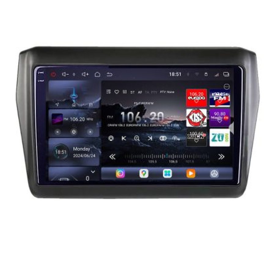 Navigatie Suzuki Swift 2017- Lenovo Kit-2179 8 core QLED 2K 16+512 360 Android Waze USB Navigatie Internet Youtube Radio - imagine 2