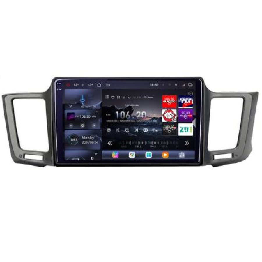 Navigatie Toyota RAV4 2013-2018 Lenovo Kit-247 8 core QLED 2K 16+512 360 Android Waze USB Navigatie Internet Youtube Radio - imagine 2