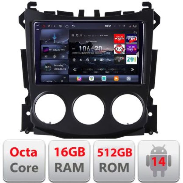Navigatie Nissan 370Z 2008-2012 Android radio gps internet 8 core QLED 2K 16+512 360 Lenovo