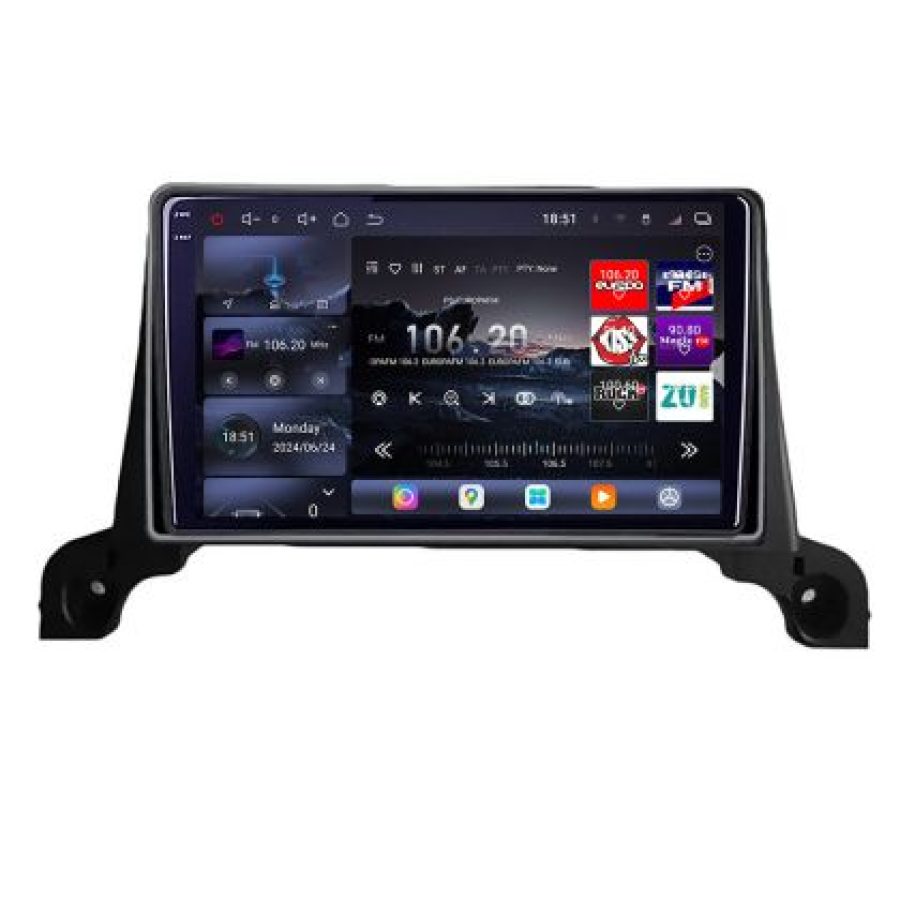 Navigatie Peugeot 5008 2016-2020 Lenovo Kit-5008 8 core QLED 2K 16+512 360 Android Waze USB Navigatie Internet Youtube Radio - imagine 2
