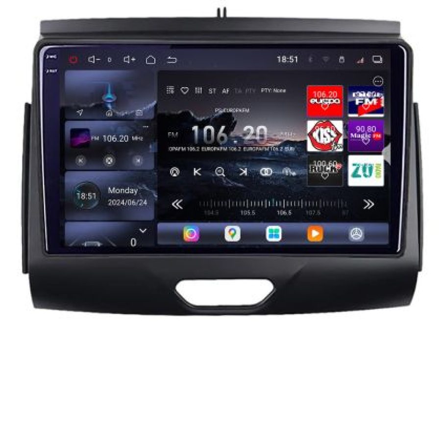 Navigatie Ford Ranger 2015- cu cd Android radio gps internet 8 core QLED 2K 16+512 360 Lenovo - imagine 2