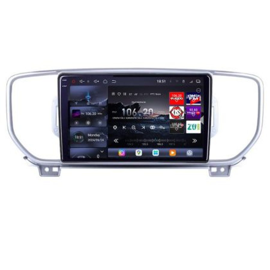 Navigatie Kia Sportage 2016-2018 Lenovo Kit-567 8 core QLED 2K 16+512 360 Android Waze USB Navigatie Internet Youtube Radio - imagine 2