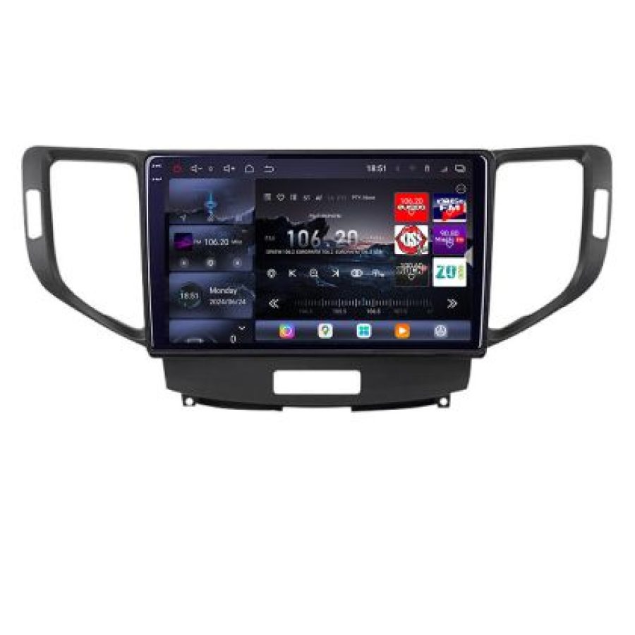 Navigatie Honda Accord 2008-2012 Lenovo Kit-8951 8 core QLED 2K 16+512 360 Android Waze USB Navigatie Internet Youtube Radio - imagine 2