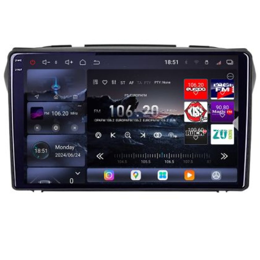 Navigatie Suzuki Alto 2009-2016 Android radio gps internet 8 core QLED 2K 16+512 360 Lenovo - imagine 2