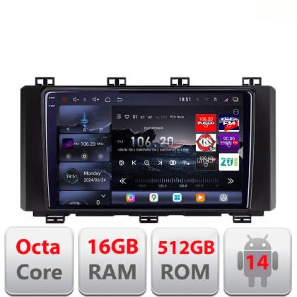 Navigatie Seat Ateca 2016-2021 Android radio gps internet 8 core QLED 2K 16+512 360 Lenovo