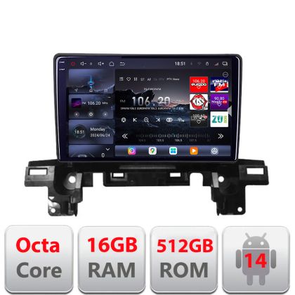 Navigatie Mazda CX5 2018-2020 Lenovo Kit-cx5 8 core QLED 2K 16+512 360 Android Waze USB Navigatie Internet Youtube Radio