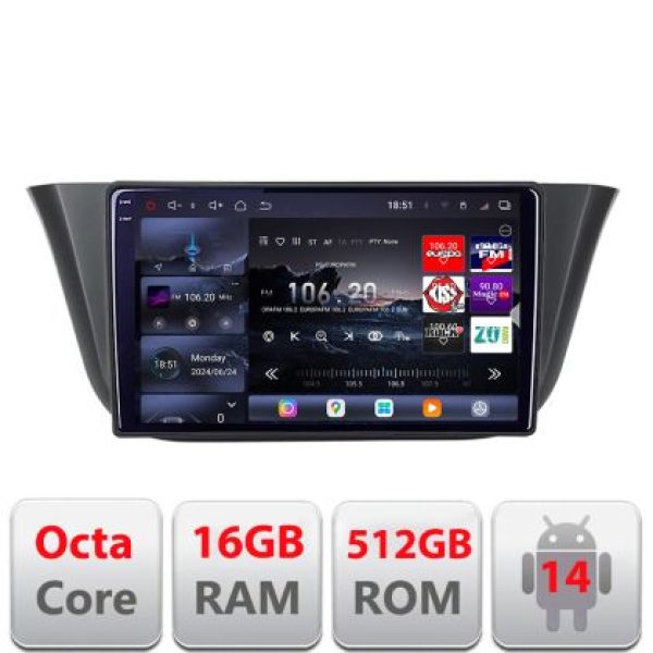 Navigatie Iveco Daily intre anii 2019- Android radio gps internet 8 core QLED 2K 16+512 360 Ram Lenovo