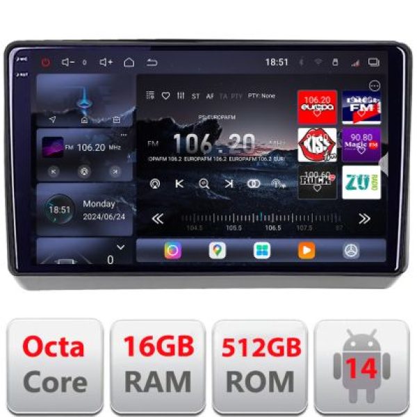 Navigatie Dodge Challenger 2015-2021 Android radio gps internet 8 core QLED 2K 16+512 360 Lenovo