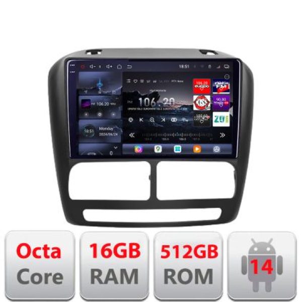 Navigatie Fiat Doblo 2010-2017 si Opel Combo 2010-2017 8 core QLED 2K 16+512 360  Android Waze USB Navigatie Internet Youtube v1 Lenovo