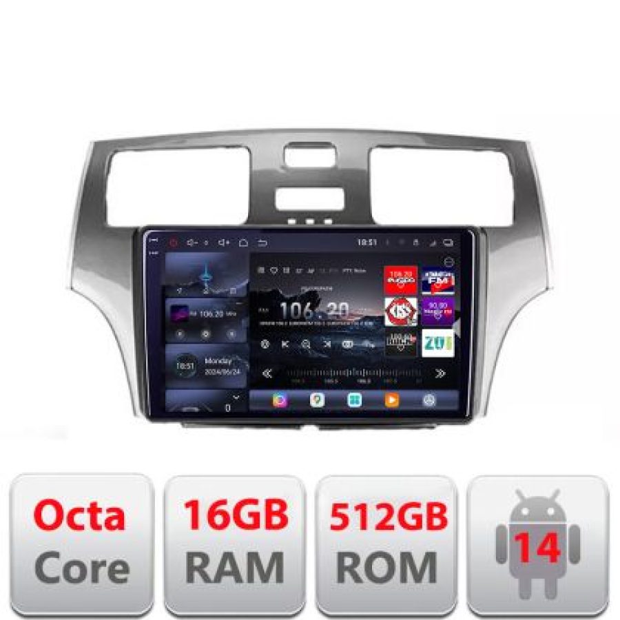 Navigatie Lexus ES intre anii 2001-2006 Android radio gps internet 8 core QLED 2K 16+512 360 Lenovo
