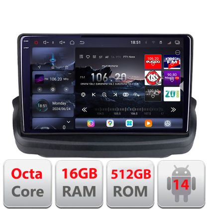 Navigatie Hyundai Genesis 2009-2012 8 core QLED 2K 16+512 360  Android Waze USB Navigatie Internet Youtube Radio Lenovo