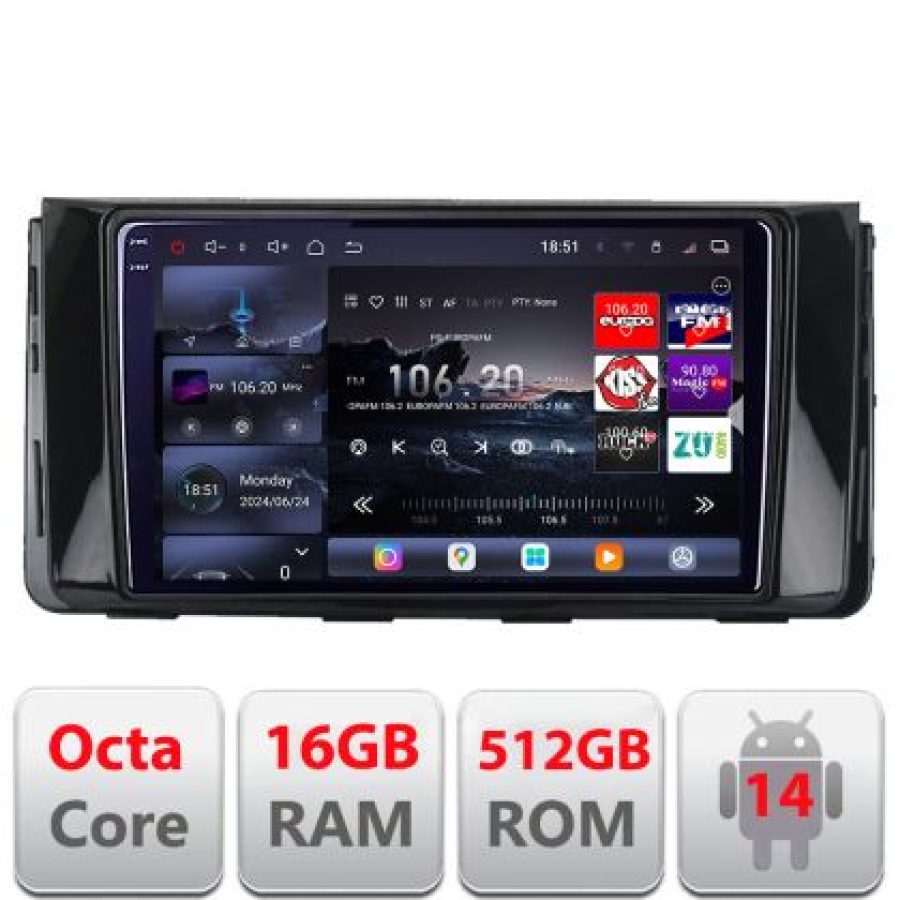 Navigatie Hyundai H350 2016- Android radio gps internet 8 core QLED 2K 16+512 360 Lenovo