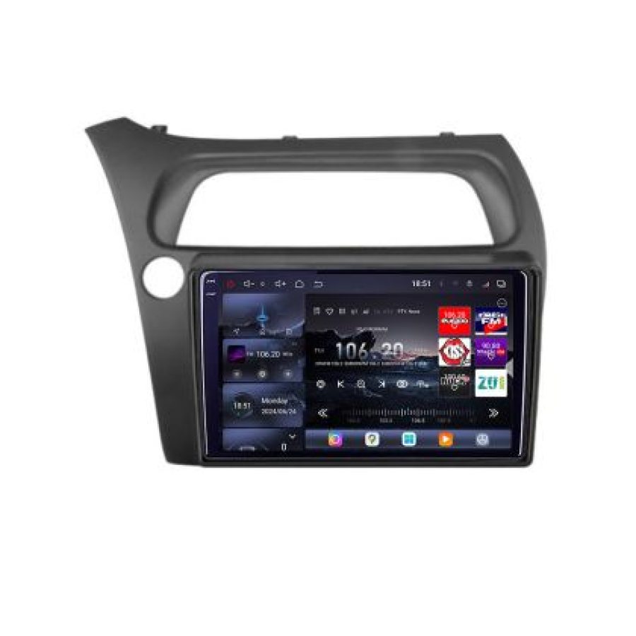 Navigatie Honda Civic Hatchback 2006-2012 Lenovo Kit-hatchback 8 core QLED 2K 16+512 360 Android Waze USB Navigatie Internet Youtube Radio - imagine 2