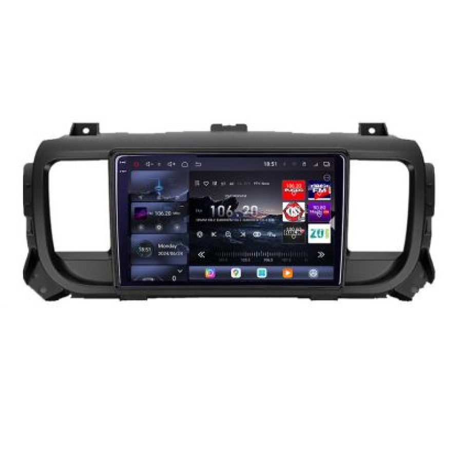 Navigatie Citroen Jumpy Toyota Proace Peugeot Traveller 2017-2022 Lenovo Kit-jumpy16 8 core QLED 2K 16+512 360 Android Waze USB Navigatie Internet Youtube v2 - imagine 2