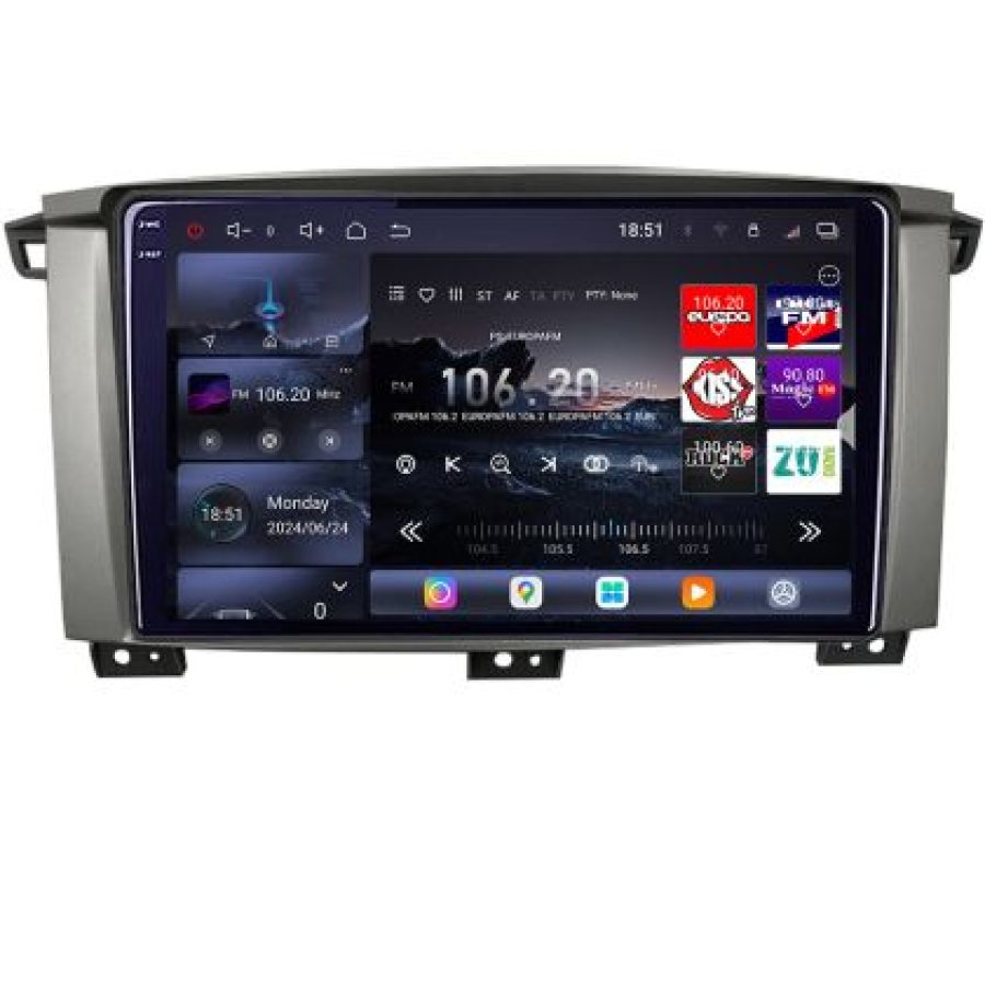 Navigatie Toyota Land Cruiser L100 2002-2006 Android radio gps internet 8 core QLED 2K 16+512 360 Lenovo - imagine 2