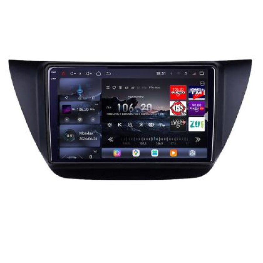 Navigatie Mitubishi Lancer 2001-2007 Lenovo Kit-LANCER07 8 core QLED 2K 16+512 360 Android Waze USB Navigatie Internet Youtube Radio - imagine 2