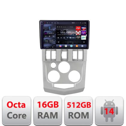 Navigatie Dacia Logan 1 2003-2010 Lenovo Kit-logan 8 core QLED 2K 16+512 360 Android Waze USB Navigatie Internet Youtube Radio
