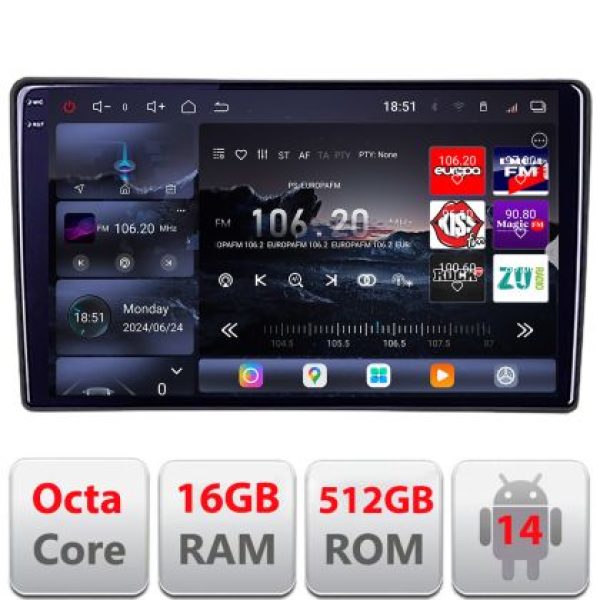 Navigatie NIssan Murano 2004-2009 Android radio gps internet 8 core QLED 2K 16+512 360 Lenovo