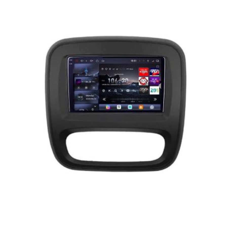 Navigatie Renault Trafic 2014-2017 Lenovo Kit-rt09 8 core QLED 2K 16+512 360 Android Waze USB Navigatie Internet Youtube Radio v1 - imagine 2