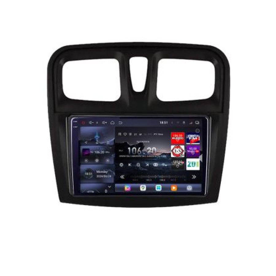 Navigatie Dacia Sandero 2012-2020 var B Android radio gps internet  8 core QLED 2K 16+512 360 Lenovo - imagine 2