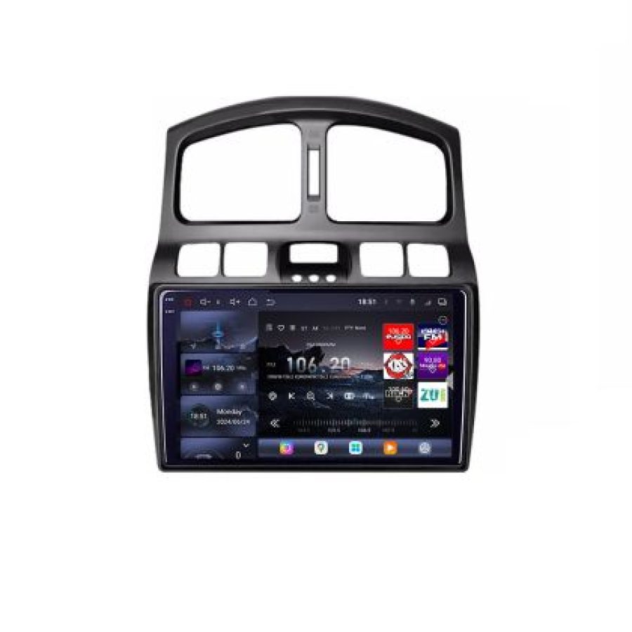 Navigatie Hyundai Santa Fe 2000-2006 Android radio gps internet 8 core QLED 2K 16+512 360 Lenovo - imagine 2