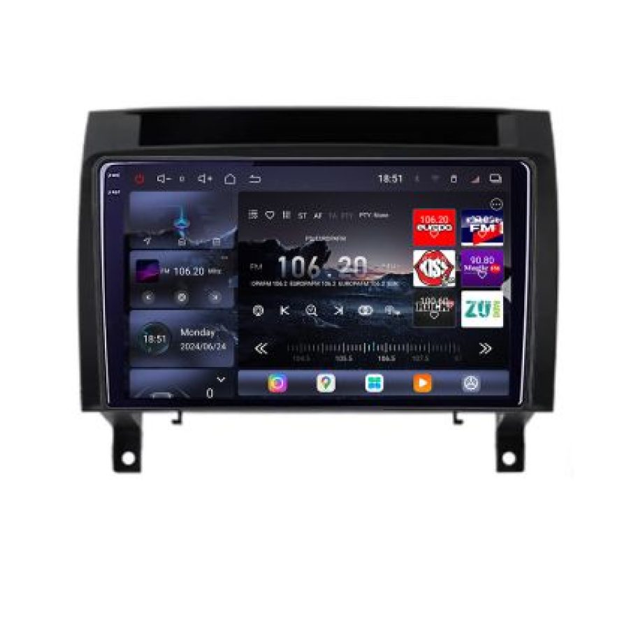 Navigatie Mercedes SLK 2004-2011 Lenovo Kit-SLK 8 core QLED 2K 16+512 360 Android Waze USB Navigatie Internet Youtube Radio - imagine 2