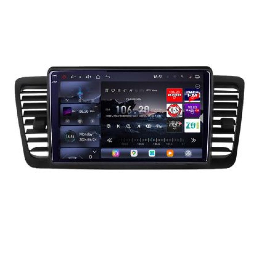 Navigatie Subaru Outback Legacy 2004-2009 Lenovo Kit-SU02 8 core QLED 2K 16+512 360 Android Waze USB Navigatie Internet Youtube Radio - imagine 2