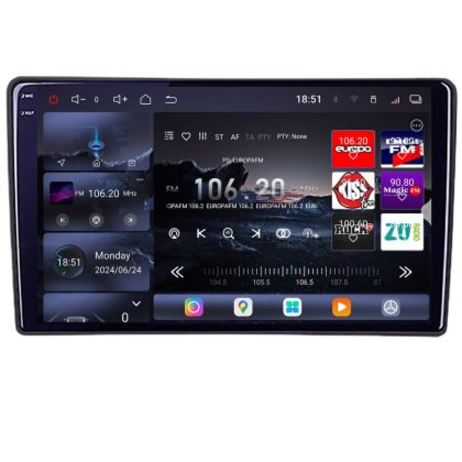 Navigatie Fiat Tipo 2020- Android radio gps internet 8 core QLED 2K 16+512 360 Lenovo - imagine 2
