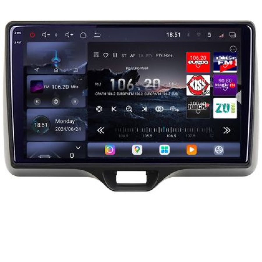 Navigatie Toyota Yaris 2020- Android radio gps internet 8 core QLED 2K 16+512 360 Lenovo - imagine 2