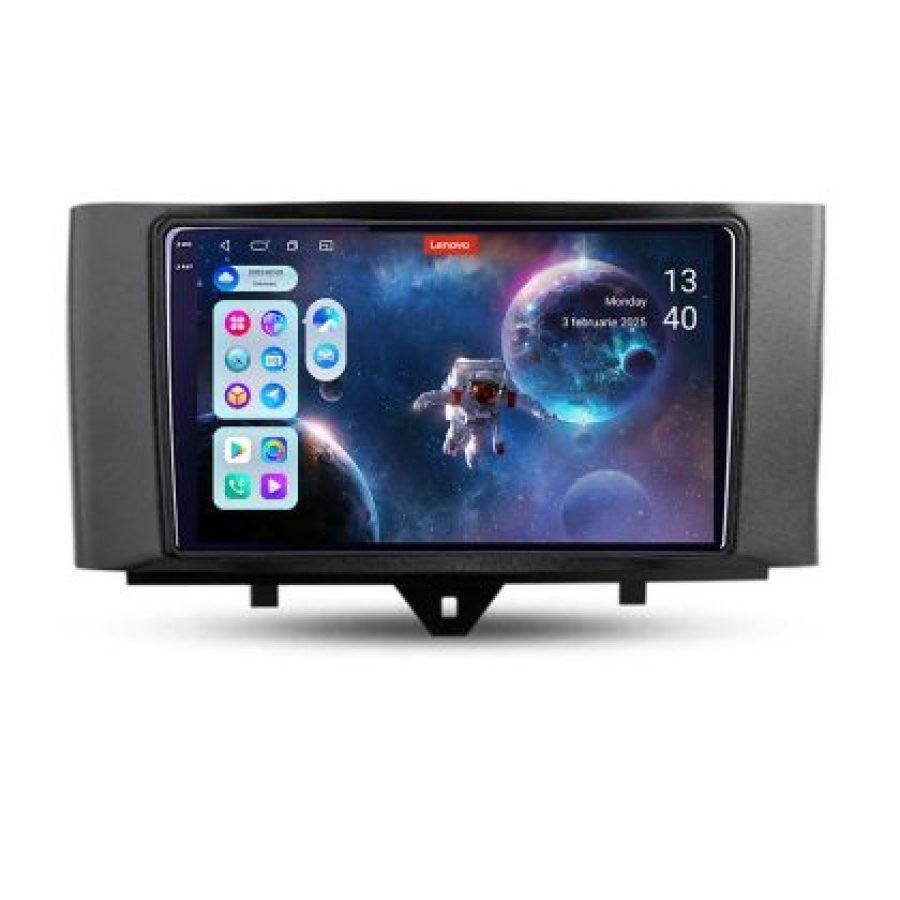 Navigatie Smart For Two 2010-2015 Lenovo Kit-Smart10 8 core QLED 2K 12+256 360 Android Waze USB Navigatie Internet Youtube Radio - imagine 9