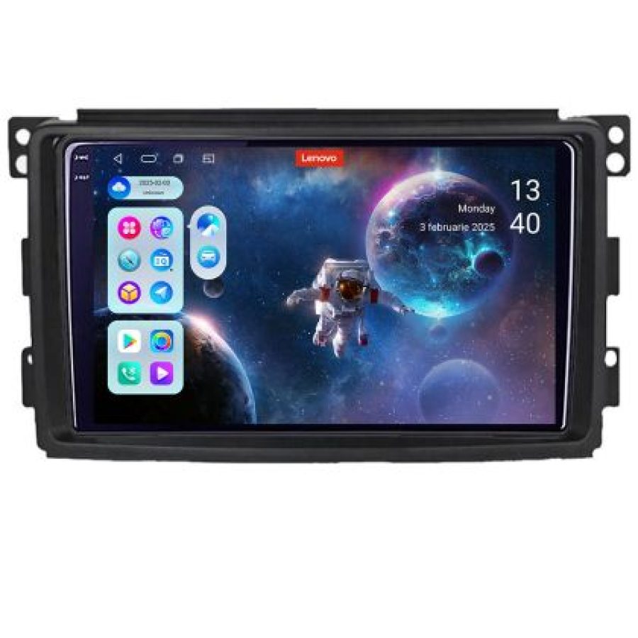 Navigatie Smart 2005-2010 Lenovo Kit-SMART05 8 core QLED 2K 12+256 360 Android Waze USB Navigatie Internet Youtube Radio - imagine 5