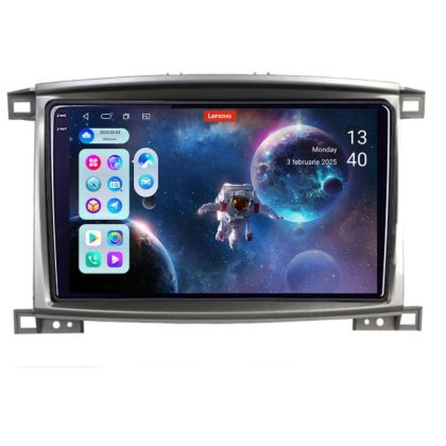 Navigatie Toyota Land Cruiser L100 2002-2008 Lenovo Kit-L100 8 core QLED 2K 12+256 360 Android Waze USB Navigatie Internet Youtube Radio - imagine 5